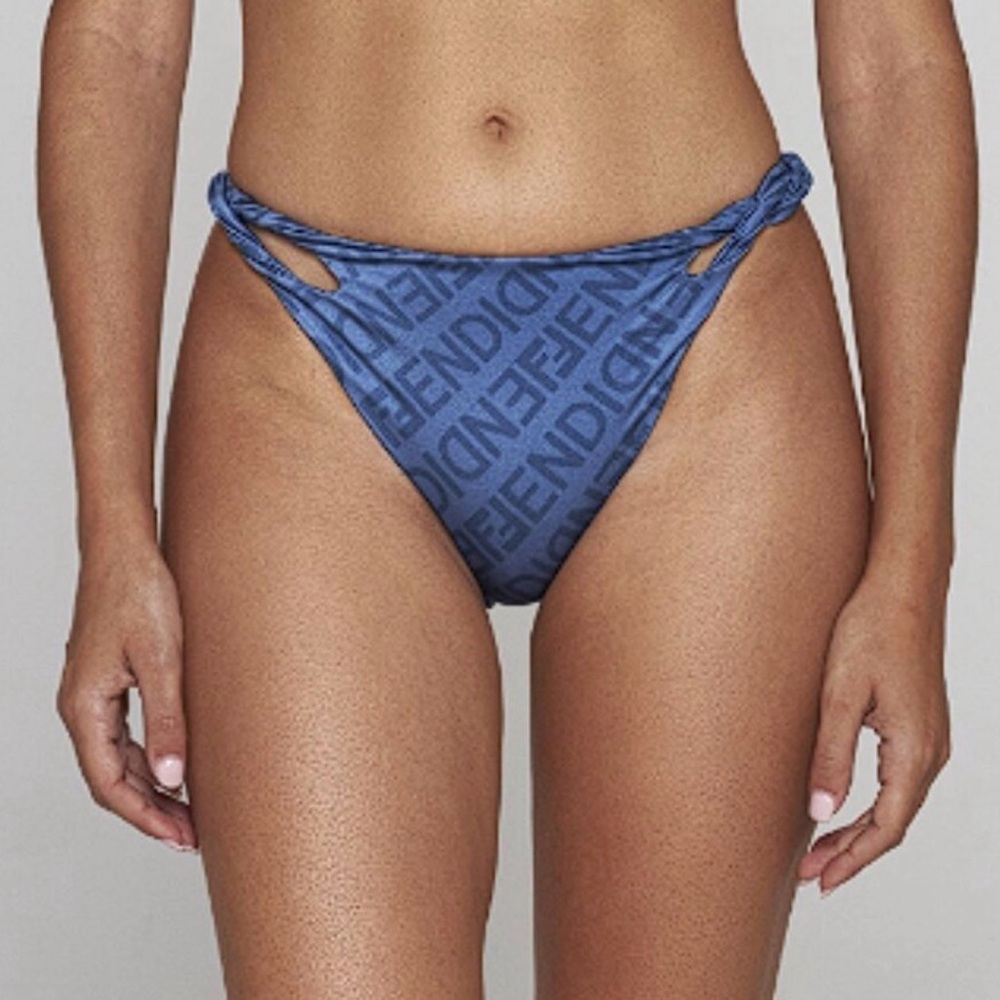 FENDI Women's Mirror Print Bikini Bottom Size 0